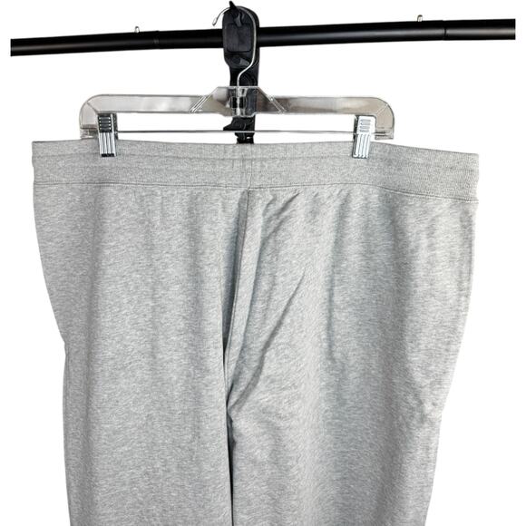 RM Rebecca Minkoff XL Grey Cotton Sweatpants Drawstring Ribbed Cuffs NWT - Picture 2 of 10